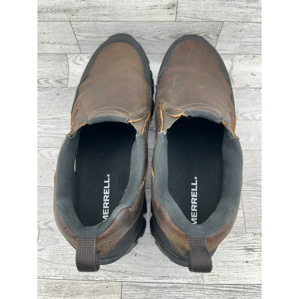 Merrell Coldpack Ice+ Moc Waterproof Mens Brown Leather Winter Shoes J037209 9‎
